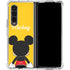 Disney Mickey Mouse Backwards Galaxy Z Fold4 5G Clear Case