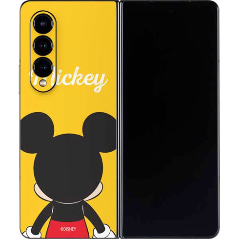 Disney Mickey Mouse Backwards Galaxy Z Fold4 5G Skin
