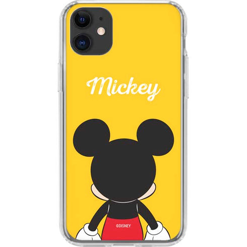 Disney Mickey Mouse Backwards iPhone 11 Clear Case