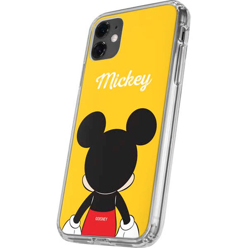 Disney Mickey Mouse Backwards iPhone 11 Clear Case