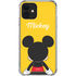 Disney Mickey Mouse Backwards iPhone 12 Mini Clear Case
