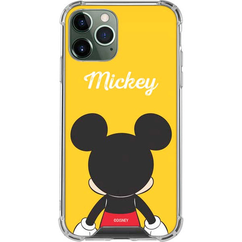 Disney Mickey Mouse Backwards iPhone 12 Pro Clear Case