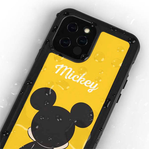 Disney Mickey Mouse Backwards iPhone 12 Pro Waterproof Case