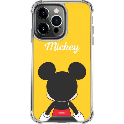 Disney Mickey Mouse Backwards iPhone 15 Pro Clear Case