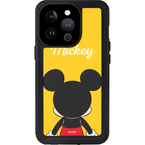 Disney Mickey Mouse Backwards iPhone 14 Pro Waterproof Case