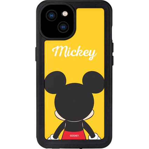Disney Mickey Mouse Backwards iPhone 15 Plus Waterproof Case