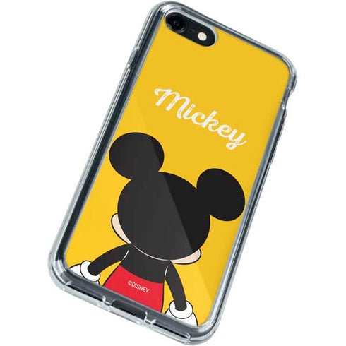 Disney Mickey Mouse Backwards iPhone SE (2nd & 3rd Gen) Clear Case