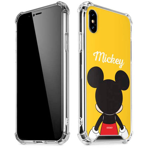 Disney Mickey Mouse Backwards iPhone XS Max Clear Case
