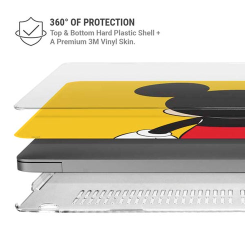 Disney Mickey Mouse Backwards MacBook Pro 16in (2021-25) Case plus Skin