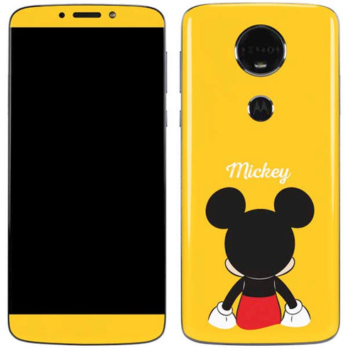 Disney Mickey Mouse Backwards Moto E5 Plus Skin