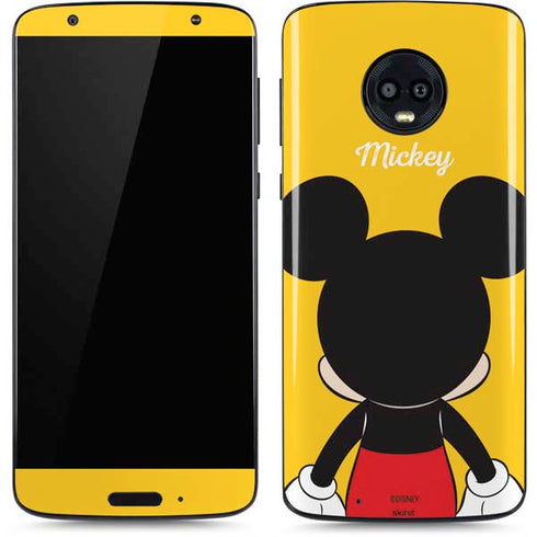 Disney Mickey Mouse Backwards Moto G6 Skin