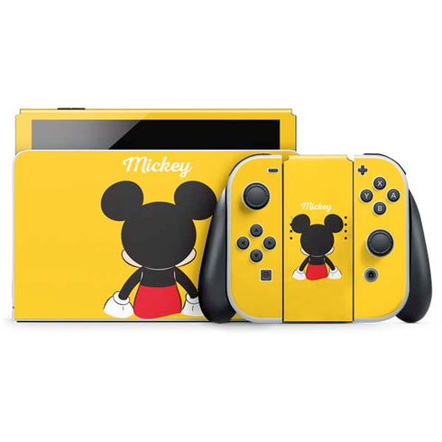 Disney Mickey Mouse Backwards Nintendo Switch OLED (2021) Skin
