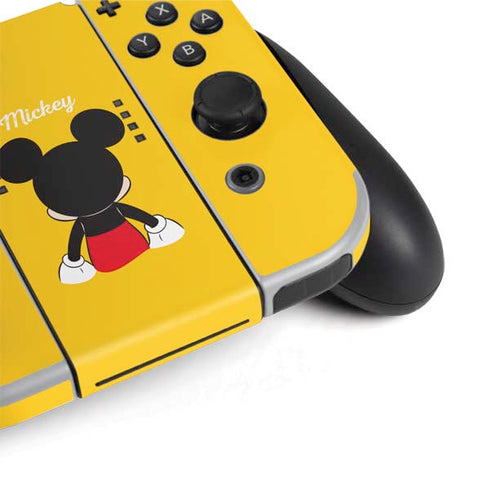 Disney Mickey Mouse Backwards Nintendo Switch OLED (2021) Skin