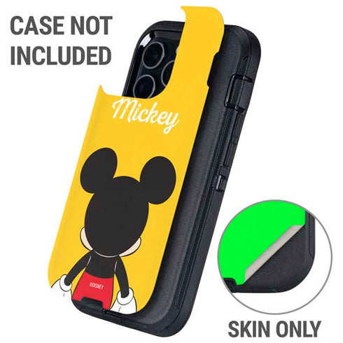 Disney Mickey Mouse Backwards Otterbox Defender iPhone Skin
