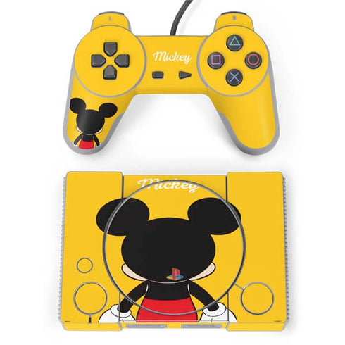 Disney Mickey Mouse Backwards PlayStation Classic Bundle Skin