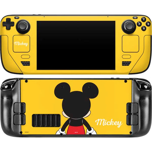 Disney Mickey Mouse Backwards Steam Deck Handheld Gaming Computer Skin