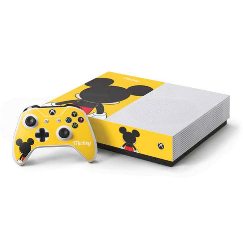 Disney Mickey Mouse Backwards Xbox One S All-Digital Edition Bundle Skin