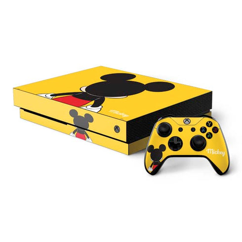 Disney Mickey Mouse Backwards Xbox One X Bundle Skin