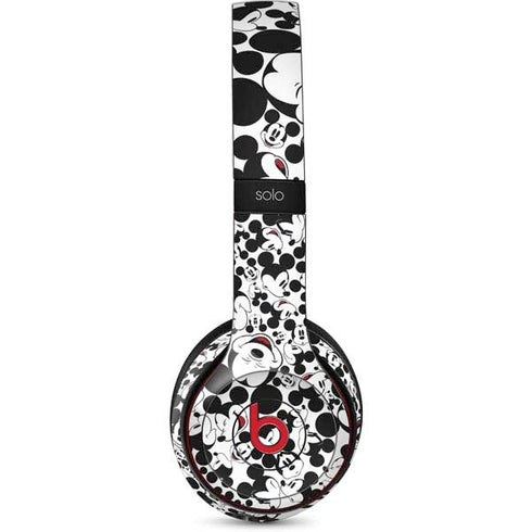 Disney Mickey Mouse Face Pattern Beats Solo 2 Wireless Skin