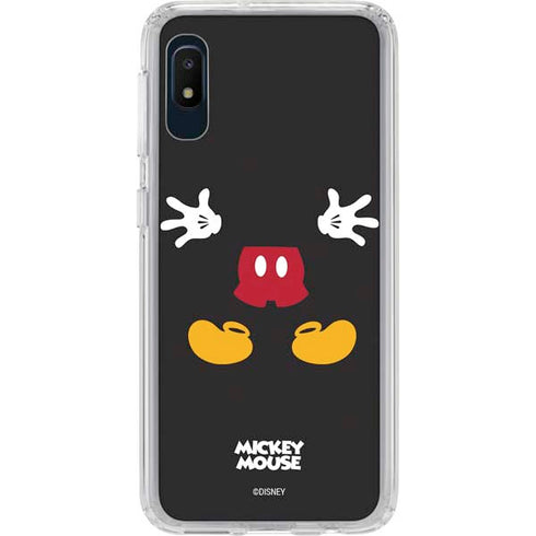 Disney Mickey Mouse Body Galaxy A10e Clear Case
