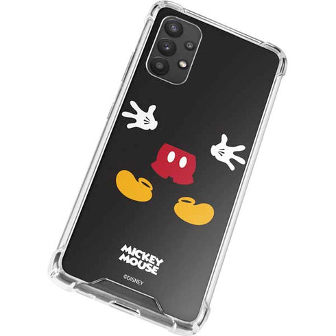 Disney Mickey Mouse Body Galaxy A32 5G Clear Case