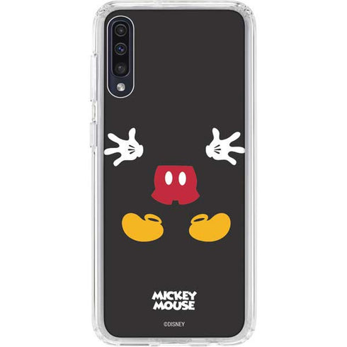 Disney Mickey Mouse Body Galaxy A50 Clear Case