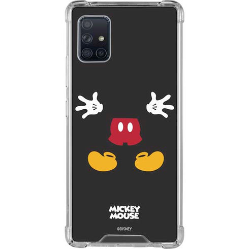 Disney Mickey Mouse Body Galaxy A51 5G Clear Case