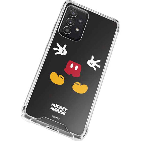 Disney Mickey Mouse Body Galaxy A52 5G Clear Case