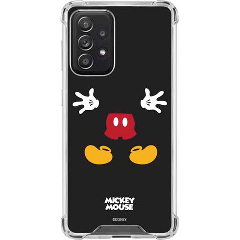Disney Mickey Mouse Body Galaxy A52 5G Clear Case