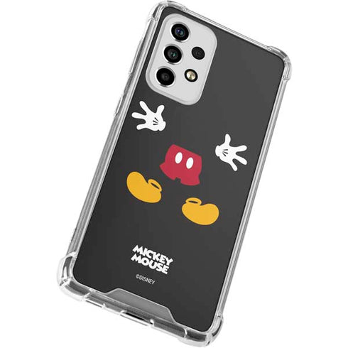 Disney Mickey Mouse Body Galaxy A53 5G Clear Case