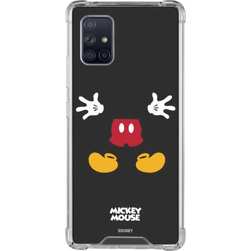 Disney Mickey Mouse Body Galaxy A71 5G Clear Case
