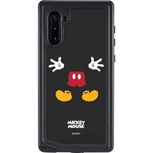 Disney Mickey Mouse Body Galaxy Note 10 Waterproof Case