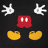 Disney Mickey Mouse Body Galaxy Note 8 Skin