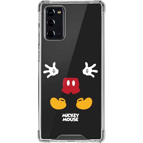 Disney Mickey Mouse Body Galaxy Note20 5G Clear Case