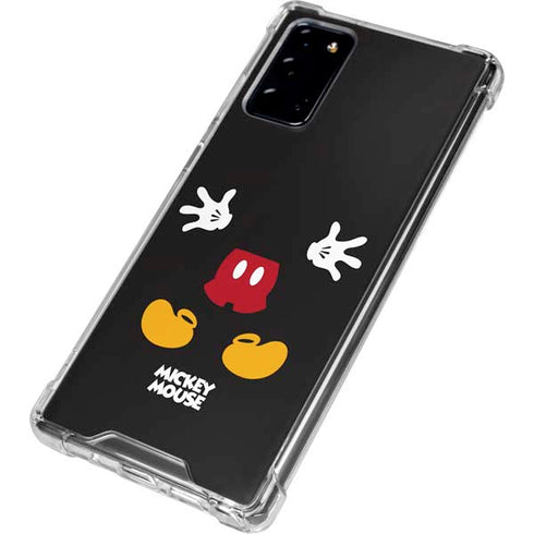 Disney Mickey Mouse Body Galaxy Note20 5G Clear Case