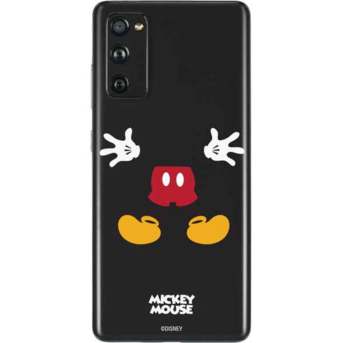 Disney Mickey Mouse Body Galaxy S20 Fan Edition Skin