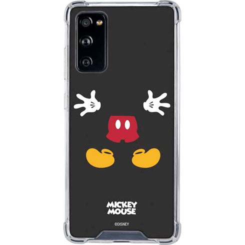 Disney Mickey Mouse Body Galaxy S20 FE Clear Case