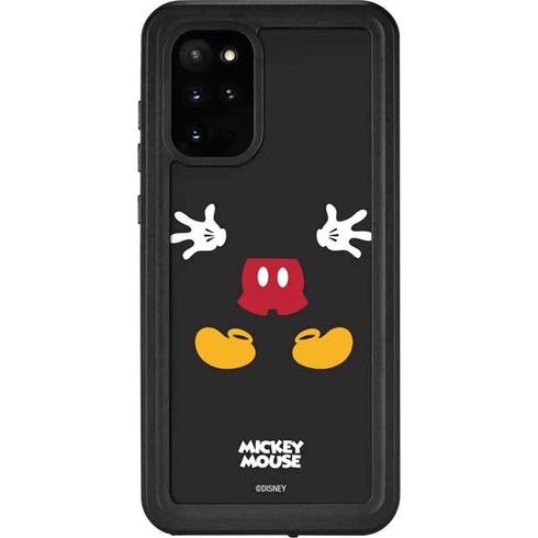 Disney Mickey Mouse Body Galaxy S20 Plus Waterproof Case