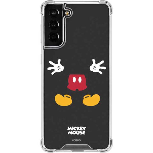 Disney Mickey Mouse Body Galaxy S21 FE Clear Case