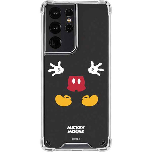 Disney Mickey Mouse Body Galaxy S21 Ultra 5G Clear Case