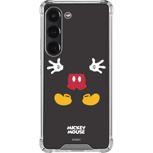 Disney Mickey Mouse Body Galaxy S23 Clear Case