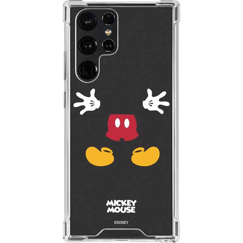 Disney Mickey Mouse Body Galaxy S24 Ultra Clear Case