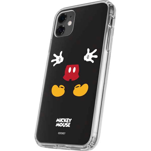 Disney Mickey Mouse Body iPhone 11 Clear Case