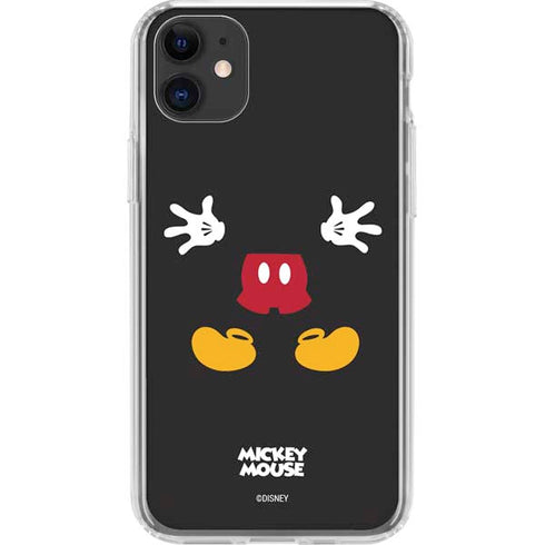 Disney Mickey Mouse Body iPhone 11 Clear Case