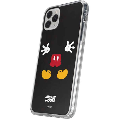 Disney Mickey Mouse Body iPhone 11 Pro Clear Case