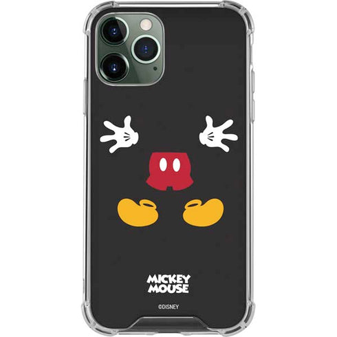 Disney Mickey Mouse Body iPhone 12 Pro Max Clear Case
