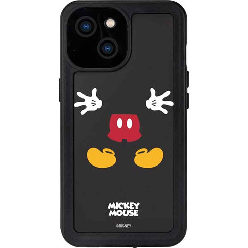 Disney Mickey Mouse Body iPhone 13 Mini Waterproof Case