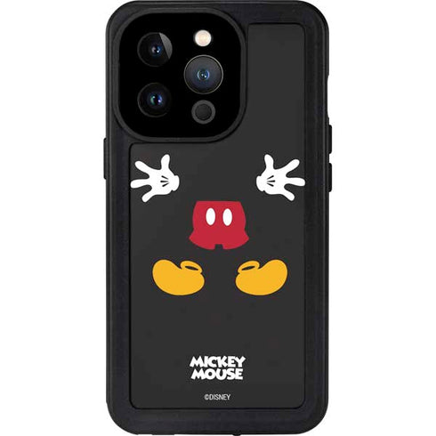 Disney Mickey Mouse Body iPhone 14 Pro Waterproof Case