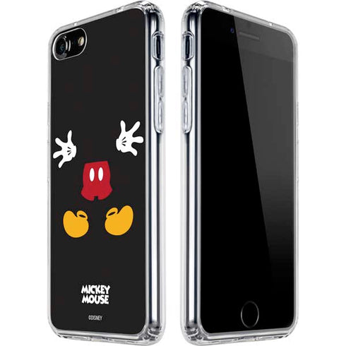 Disney Mickey Mouse Body iPhone SE (2nd & 3rd Gen) Clear Case