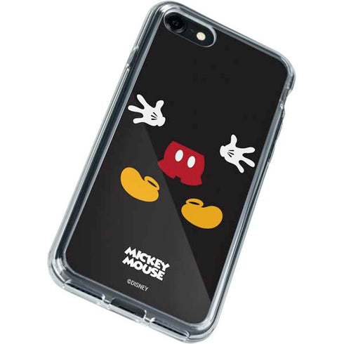 Disney Mickey Mouse Body iPhone SE (2nd & 3rd Gen) Clear Case